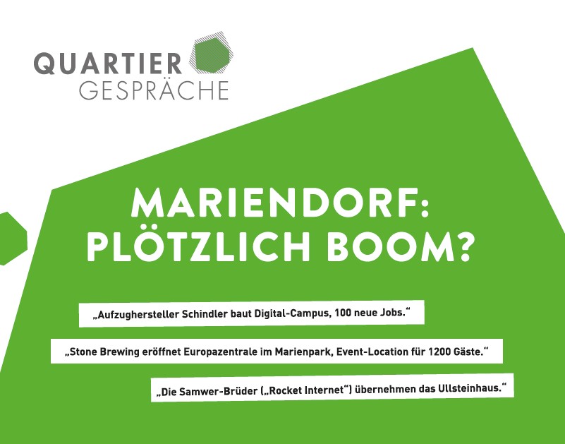 Quartiergespräche – Mariendorf: Plötzlich Boom?